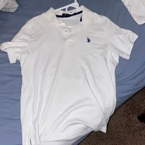 Polo white button down